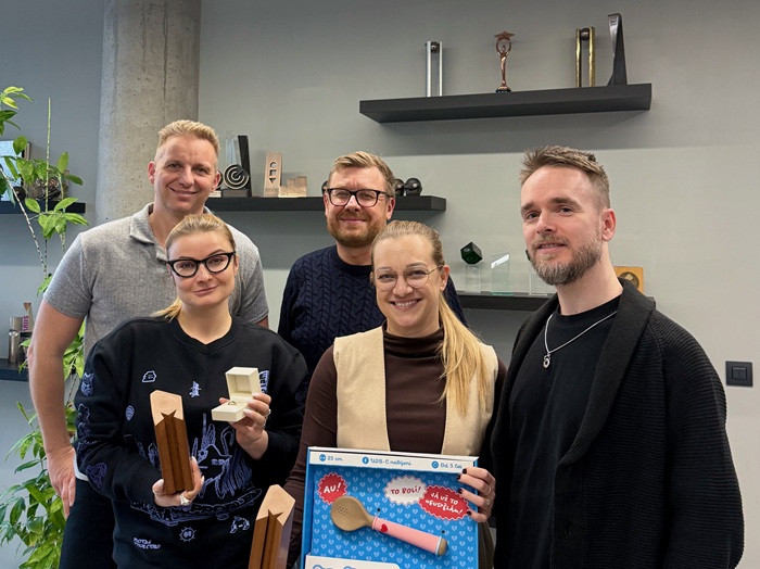 Zleva: Tomáš Varga, CEO Publicis Groupe Czech Republic, Nikola Foktová, Leo Prague a MSL Czech Republic, Radek Vítek, MSL Czech Republic, Lucie Dubová, Saatchi & Saatchi Prague a Kosta Schneider, Publicis Groupe UA & CZ, zdroj: Publicis Groupe