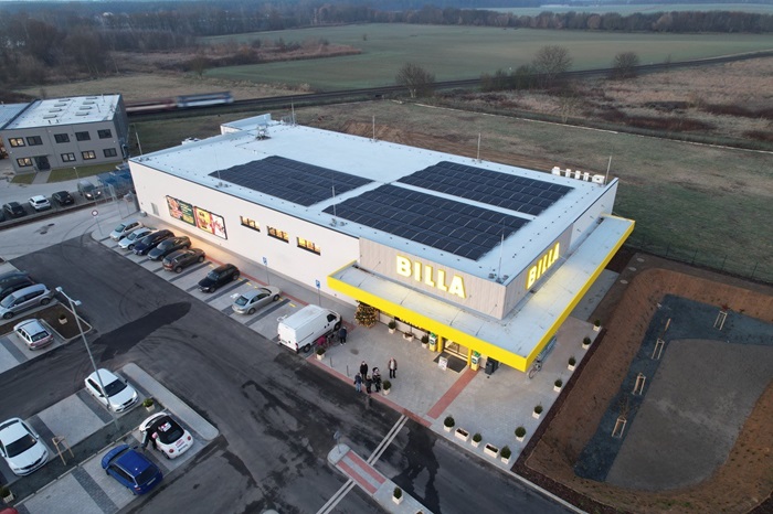 Billa zprovoznila svou první ekologickou prodejnu ze dřeva