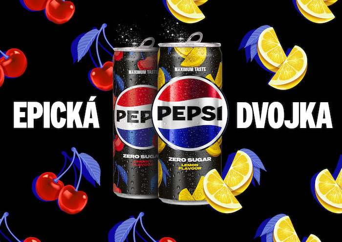 Pepsi bez cukru má nové příchutě – citrón a třešeň, zdroj: Pepsi / Mattoni 1873.