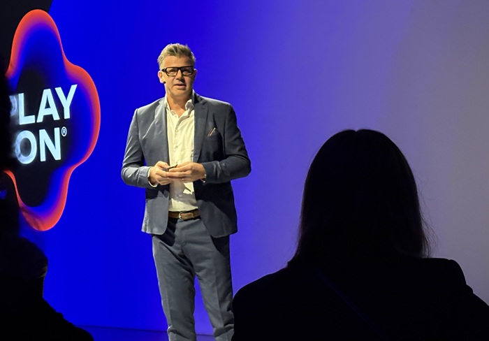 Marek Pavlas představuje síť PlayOn, zdroj: MediaGuru.cz