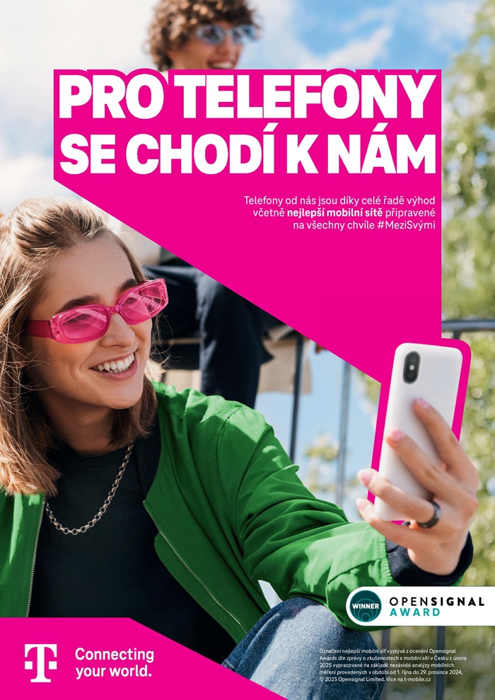 Reklamní vizuál kampaně T-Mobile, zdroj: T-Mobile