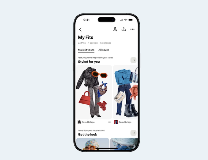 Na americkém a kanadském trhu Pinterest aktuálně experimentuje také s nástrojem „Styled for you“, zdroj: Pinterest.