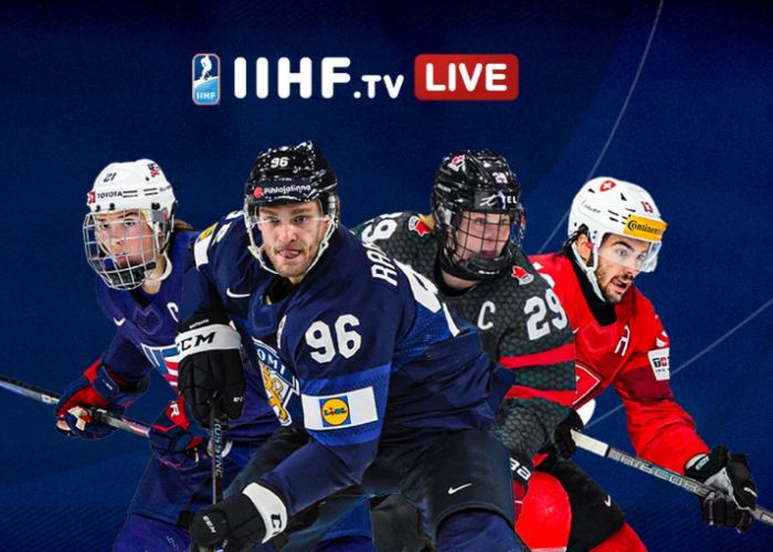 Oficiální grafika ke spuštění streamovací služby IIHF.TV. Zdroj: IIHF