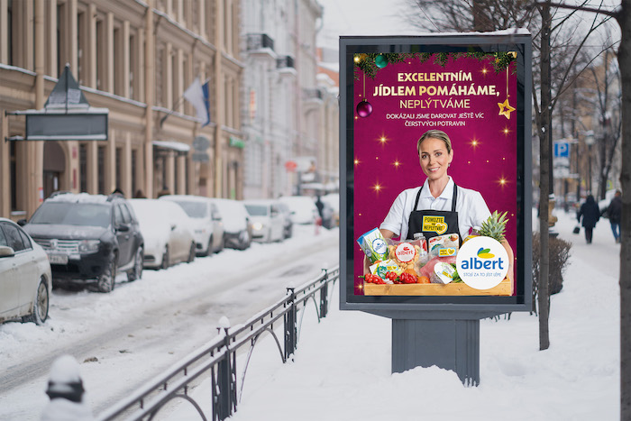 Albert letos v kampani zvládá vánoční nedokonalosti
