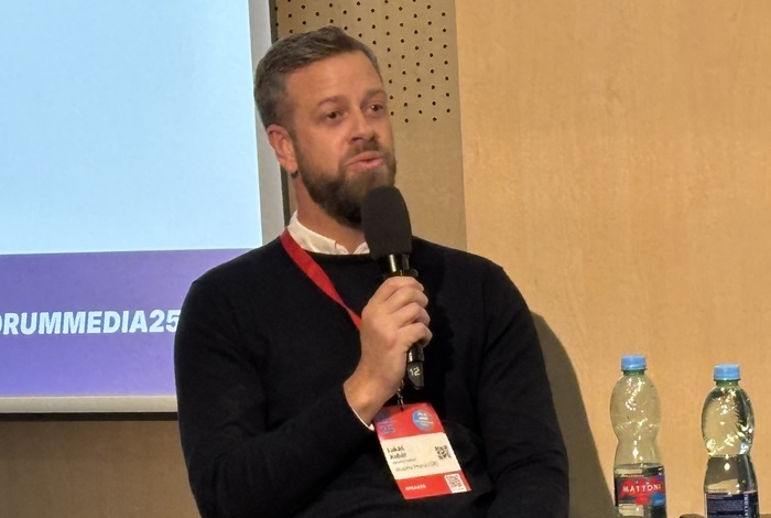 Lukáš Kubát na Forum Media 2025, zdroj: MediaGuru.cz