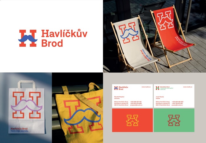 Nová vizuální identita města Havlíčkův Brod, zdroj: Havlíčkův Brod