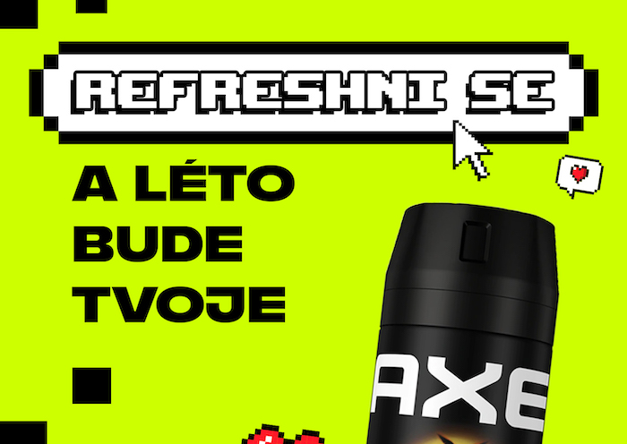 Axe se v nové kampani inspiruje estetikou pixelových her