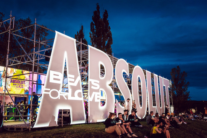Vodka Absolut se představí na Beats for Love, zdroj: Pernod Ricard.
