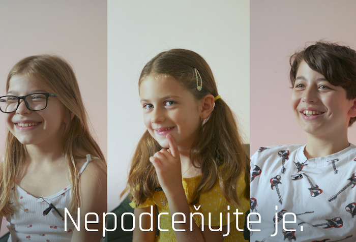 Nepodceňujte své děti, vyzývá kampaní Fondee