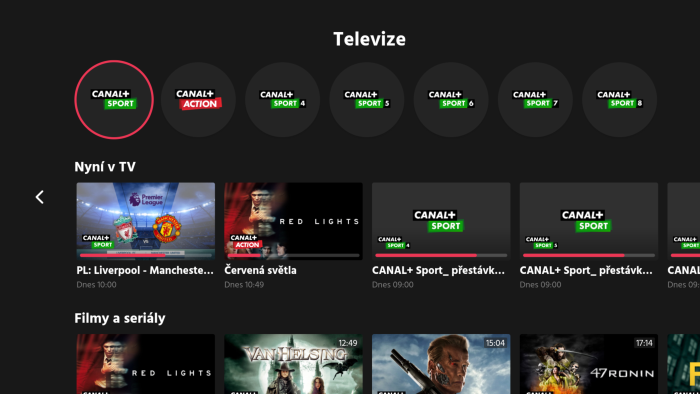 Zákazníci Magenta TV nemají mezi streamovanými kanály k dispozici stanice FilmBox a zejména Canal+ Sport 2