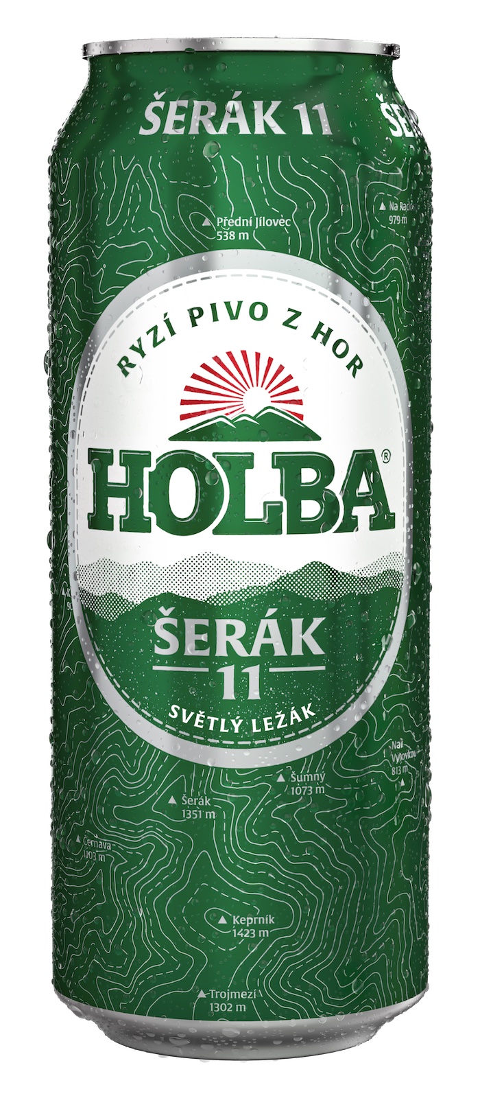 Ukázka nového designu s vrstevnicemi, zdroj: Holba
