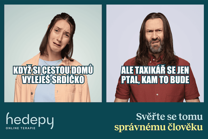 Hedepy v kampani vybízí ke svěřování pocitů