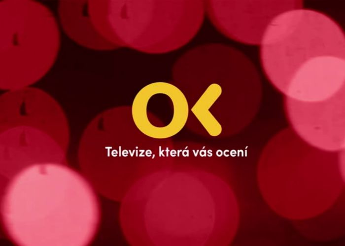 Promo obrazovka OK TV v DVB-T2 multiplexu 24