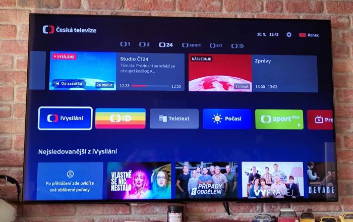 Česká televize představila nový HbbTV portál