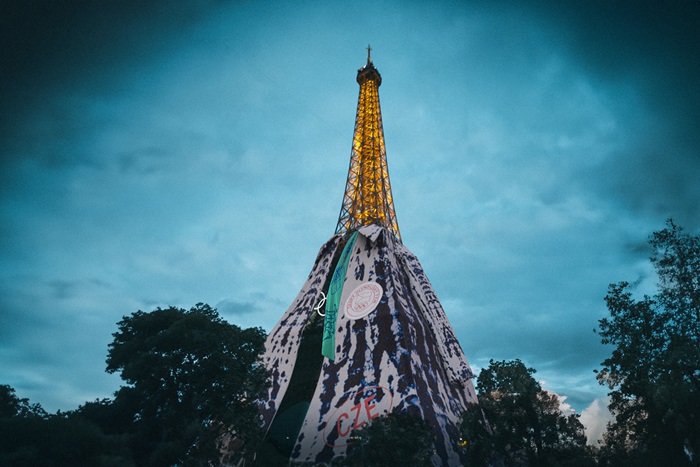 Olympijský tým zapojil CGI, „oblékl" Eiffelovu věž