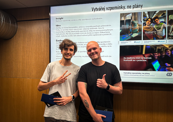 Druhý ročník Creative Express vyhrává Šlechta a Dolejšek