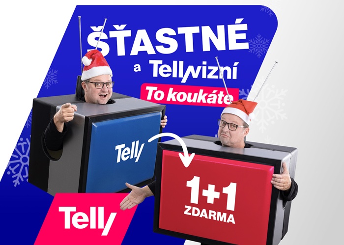 Komunikační vizuál kampaně Telly, zdroj: Telly