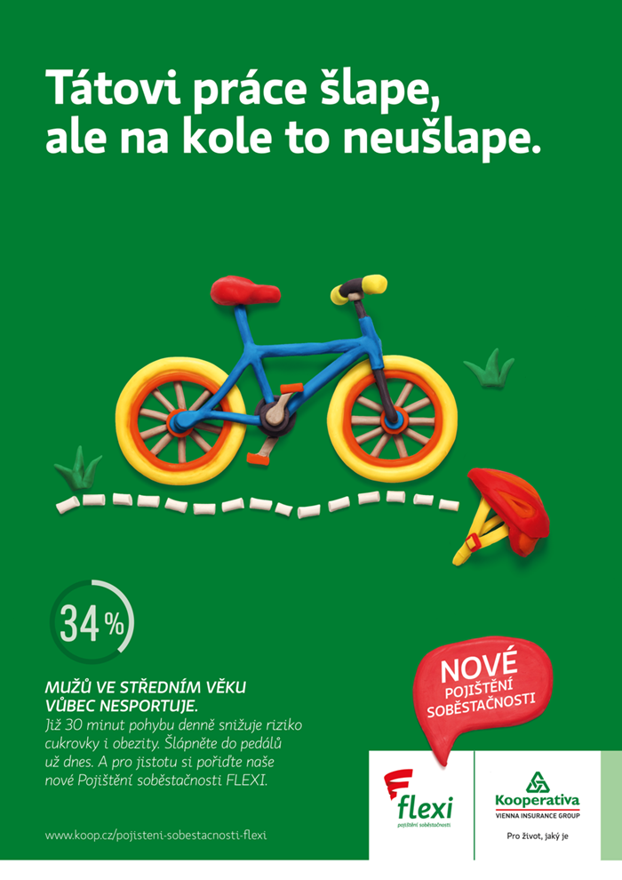 Nový reklamní vizuál značky Kooperativa, zdroj: Kooperativa