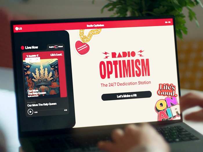 LG spouští Radio Optimism, hudbou podpoří mezilidské vztahy