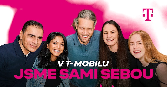 Klíčový vizuál ke kampani #JsmeSamiSebou, zdroj: T-Mobile