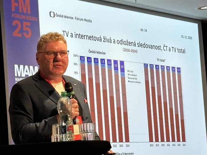 Milan Fridrich na Forum Media 2025, zdroj: MediaGuru.cz