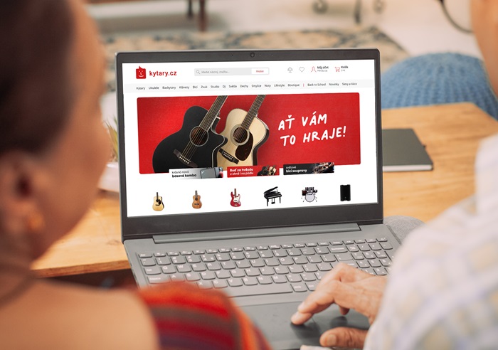Online obchod Kytary.cz spustil nový e-shop