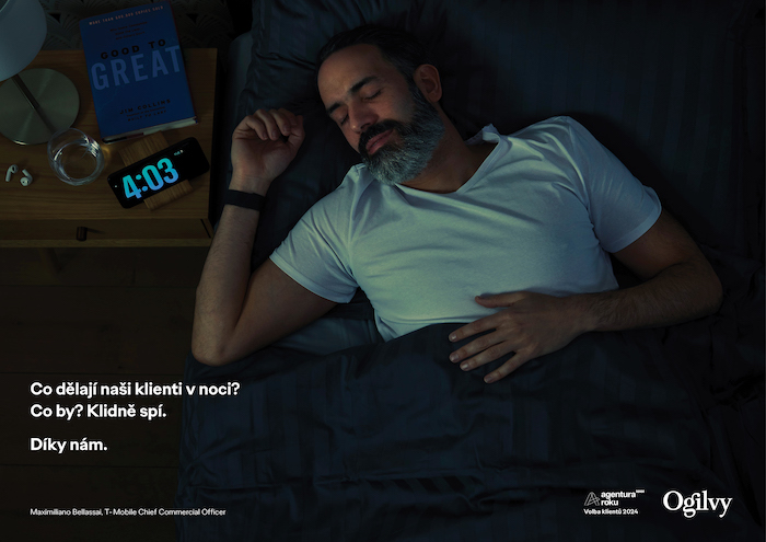 Ogilvy do vlastní kampaně obsazuje spící klienty