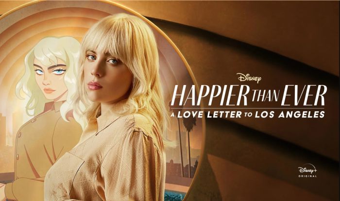 Hudební film Happier Than Ever: A Love Letter To Los Angeles z roku 2021 je k dispozici na Disney+