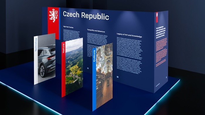 Nová podoba vizuální identity státní správy ČR, zdroj: Úřad vlády ČR, Kafka Design