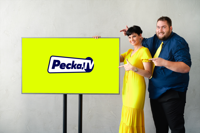 Obchodní ředitelka Pecka.TV Vendula Pirochová a marketingový ředitel Matěj Čičák. Foto: Pecka.TV