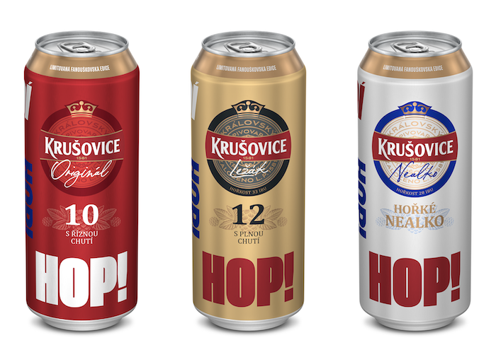 Krušovice uvádí na trh fanouškovskou edici plechovek