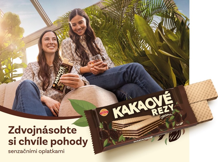 Klíčový vizuál nové kampaně Kakaové řezy, zdroj: Sedita