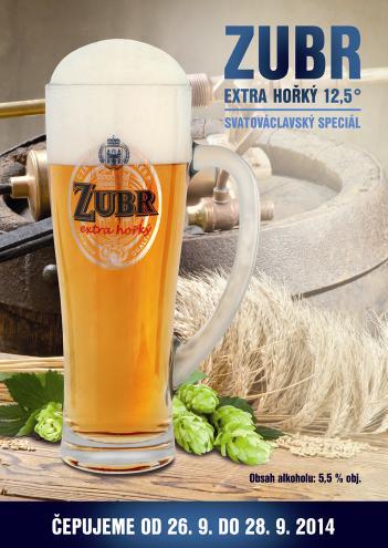 Vizuál ke Dni českého piva značky Zubr