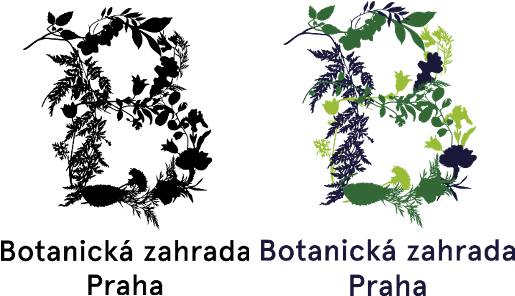 Nové logo Botanické zahrady Praha