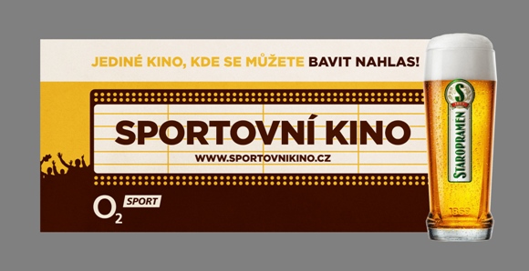 Logo nového on-trade projektu Sportovní kino