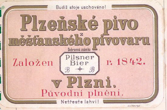 Etiketa z roku 1896